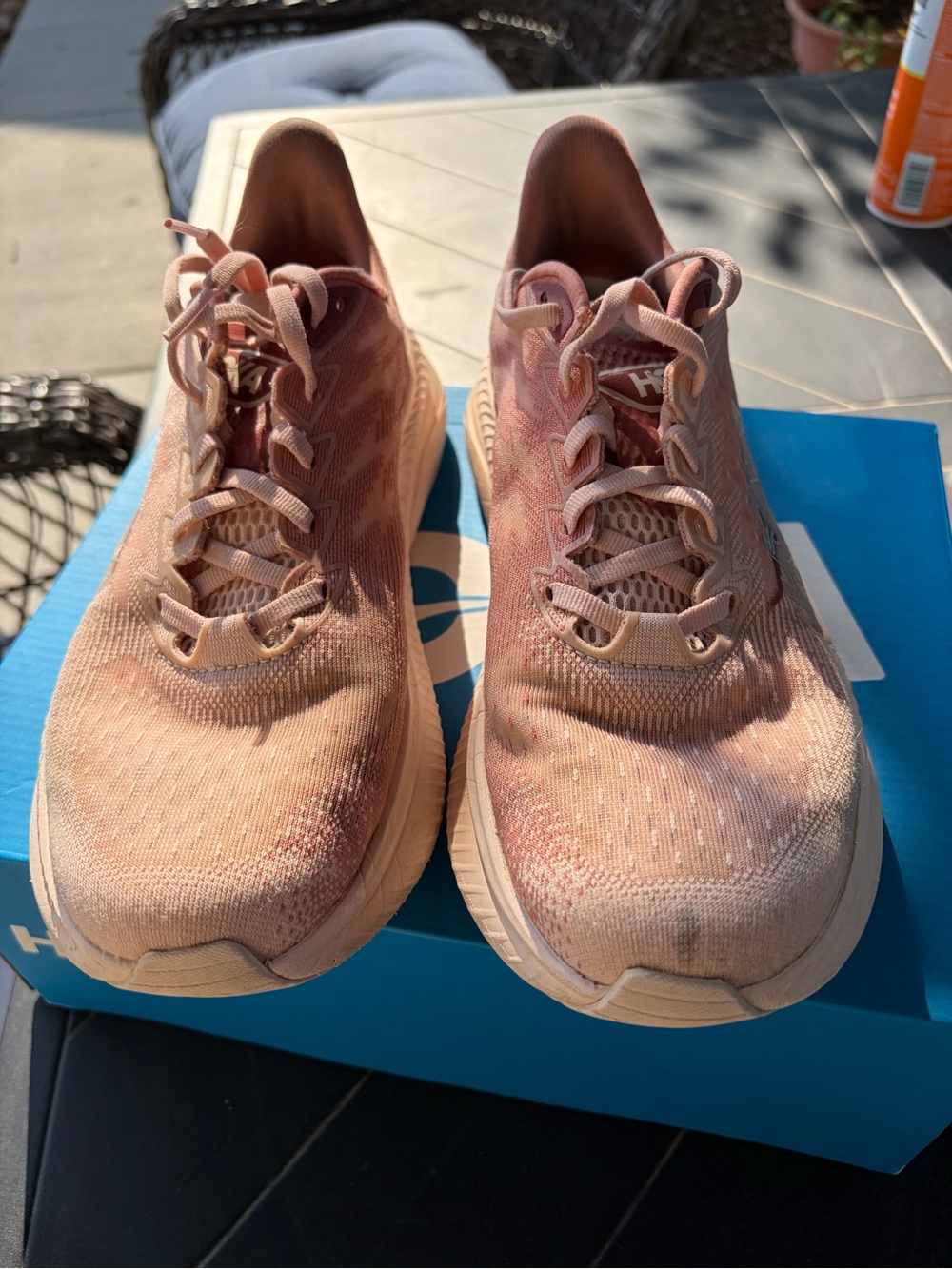 Hoka Women's Mach 6 Rose Gold Running Shoes - Picture 3 of 7